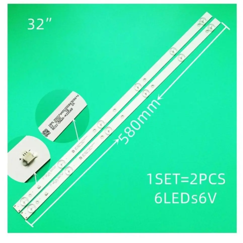 ersson 32LES78T2W 32LES76T2 32LEA17T2G TV backlight strip, MS-L1343 V2 LED strip, JL.D32061330-081AS-M line
ersson 32LES78T2W 32LES76T2 32LEA17T2G TV backlight strip, MS-L1343 V2 LED strip, JL.D32061330-081AS-M line