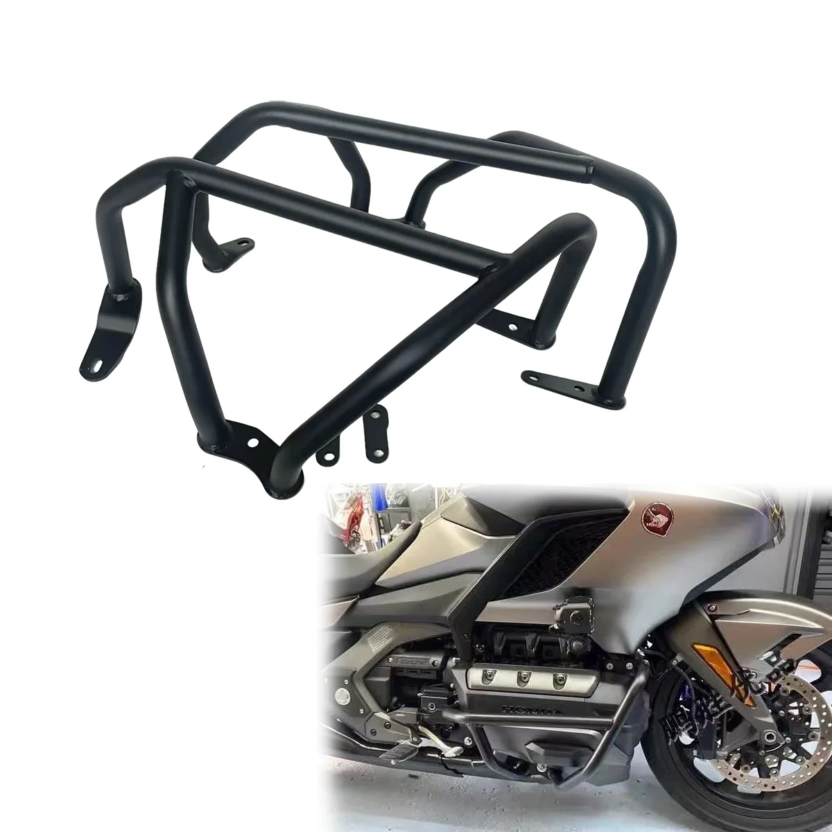 Motorcycle Engine Guard Crash Bar Bumper Protector For HONDA Gold Wing DCT 1800
Motorcycle Engine Guard Crash Bar Bumper Protector For HONDA Gold Wing DCT 1800
