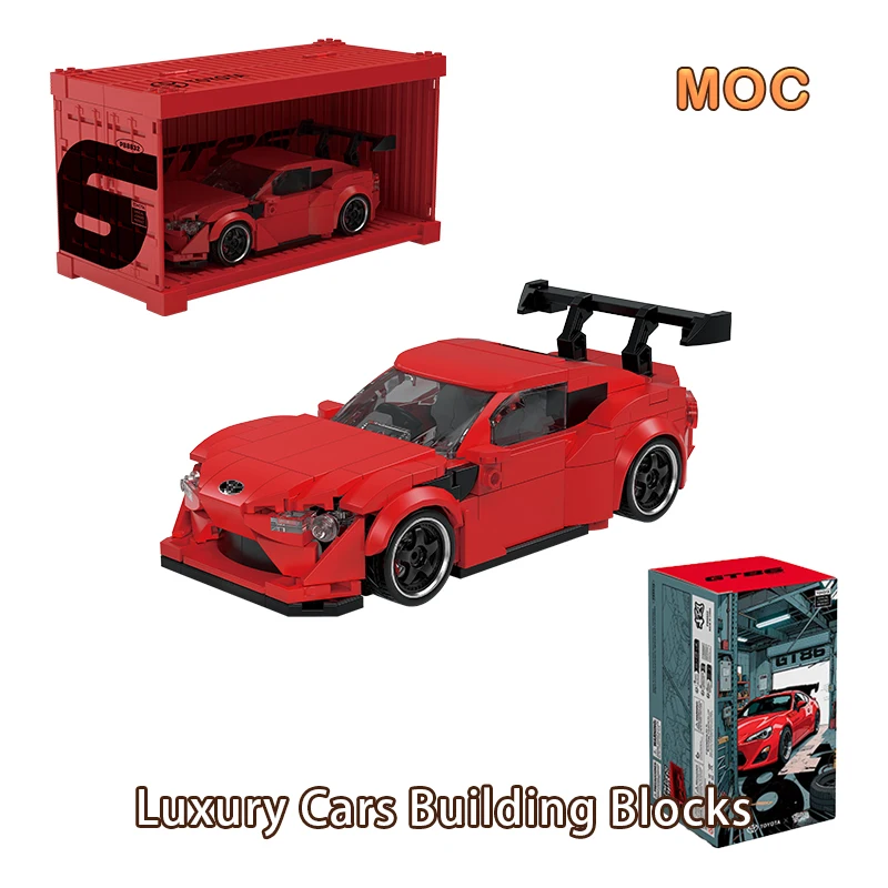 MOC Racing Sports Car Bricks City Speed Racer Uilding Blocks Supercar Vehicle Creative Set Toys Gifts for Boys PB8832
MOC Racing Sports Car Bricks City Speed Racer Uilding Blocks Supercar Vehicle Creative Set Toys Gifts for Boys PB8832