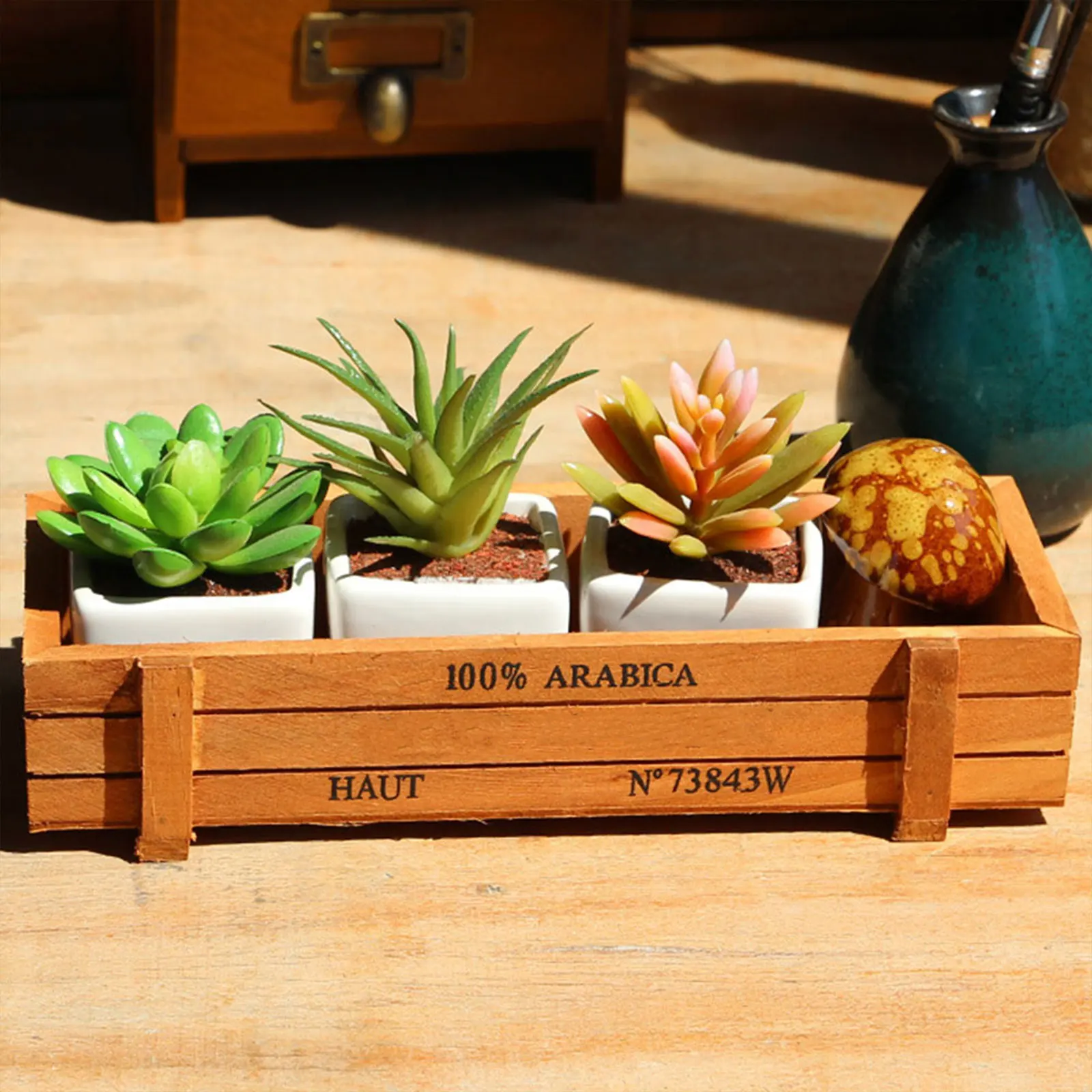 2pcs Wooden Succulent Planters Rectangle Shape Desk Space Saver Elegant Design Home Office Decor Balcony Garden Use Flower
2pcs Wooden Succulent Planters Rectangle Shape Desk Space Saver Elegant Design Home Office Decor Balcony Garden Use Flower