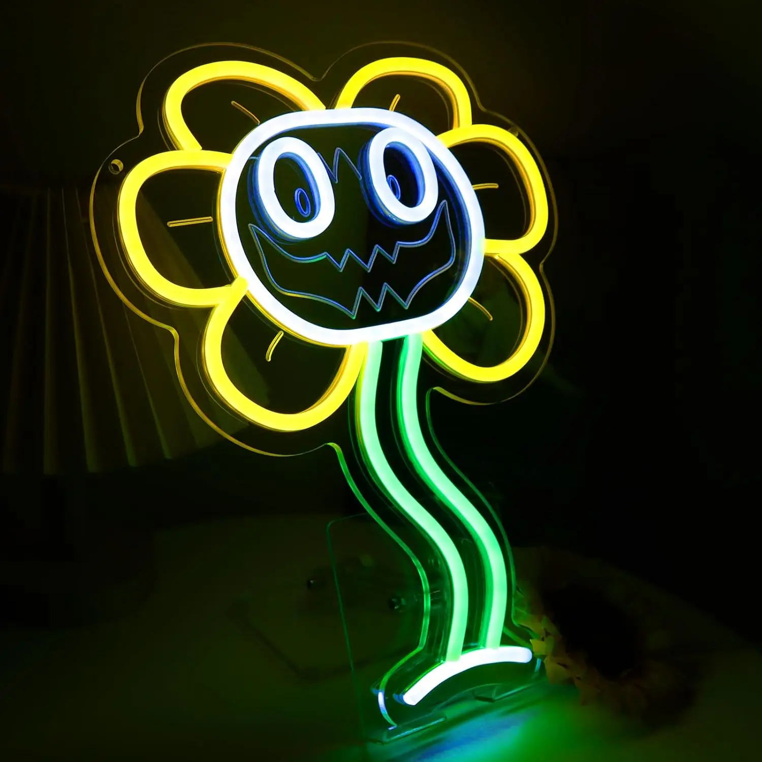 Sunflower Neon Sign Light Dimmable LED Man-eating Flower Neon Lights for Bedroom Game Room Man Cave Wall Decor Gifts for Kids
Sunflower Neon Sign Light Dimmable LED Man-eating Flower Neon Lights for Bedroom Game Room Man Cave Wall Decor Gifts for Kids