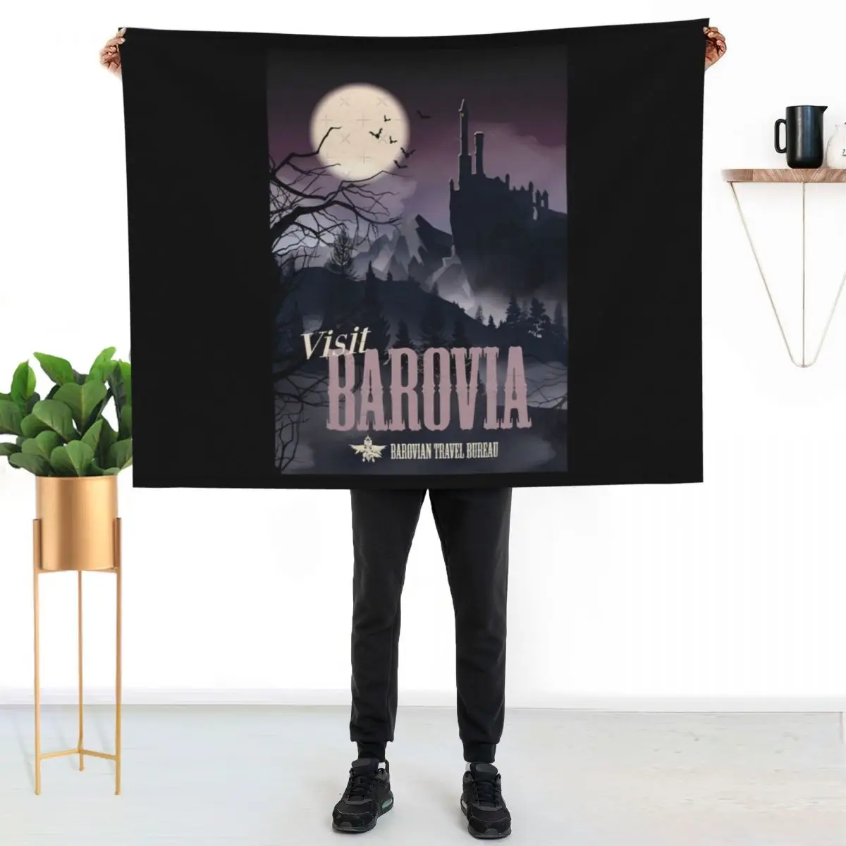 Visit Barovia Throw Blanket Wrinkle Resistant Lightweight Blanket
Visit Barovia Throw Blanket Wrinkle Resistant Lightweight Blanket