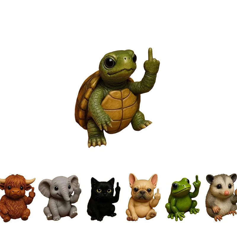 Fun Mini Middle Finger Animal Figurines Animals Ornament Statue Decor Home Decoration Desktop Office Collect Gifts
Fun Mini Middle Finger Animal Figurines Animals Ornament Statue Decor Home Decoration Desktop Office Collect Gifts