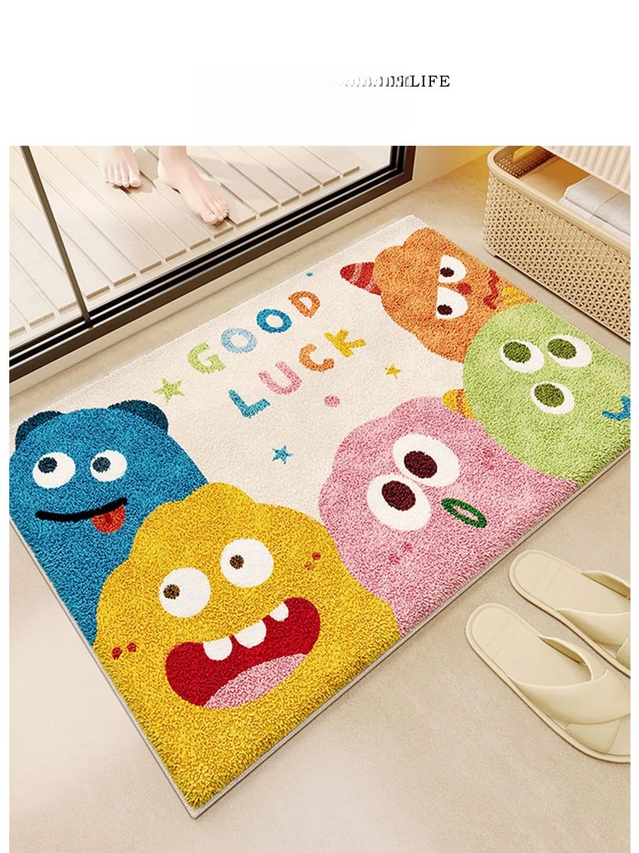 Tlife Thiened Cartoon Batoom Mat Easy to Maintain Woolen Simulation Entrance Door Mat Nordic Sle lway Rug Polyester ...
Tlife Thiened Cartoon Batoom Mat Easy to Maintain Woolen Simulation Entrance Door Mat Nordic Sle lway Rug Polyester ...