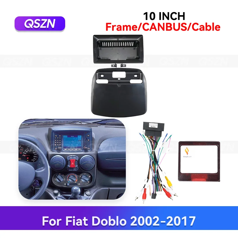 QSZN Canbus Box для 2002-2017 FIAT DOBLO 10-дюймовый Android автомобильный радиоприемник стерео рамка GPS MP4 мультимедийный комплект жгутов проводов
QSZN Canbus Box для 2002-2017 FIAT DOBLO 10-дюймовый Android автомобильный радиоприемник стерео рамка GPS MP4 мультимедийный комплект жгутов проводов