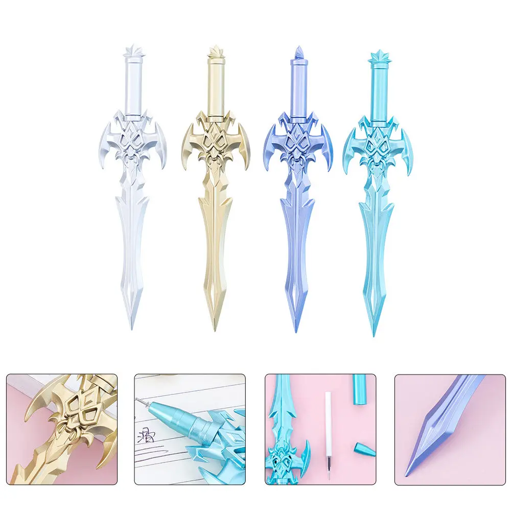 12Pcs Cartoon Sword-Shaped Gel-Pens Black Gel-Pens for Students Office Writing Drawing Marking Swords Pen Student Gel-Pen
12Pcs Cartoon Sword-Shaped Gel-Pens Black Gel-Pens for Students Office Writing Drawing Marking Swords Pen Student Gel-Pen