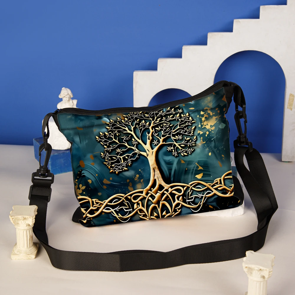 1pc Tree Of Life Crossbody Bag Blue Gold Print Shoulder Bags For Women Fashion Casual Travel Daily Use With Adjustable Strap And
1pc Tree Of Life Crossbody Bag Blue Gold Print Shoulder Bags For Women Fashion Casual Travel Daily Use With Adjustable Strap And