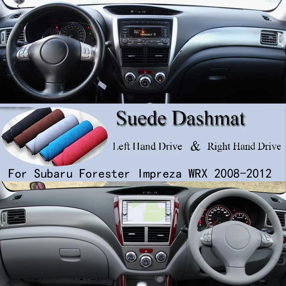 For Subaru Forester Impreza WRX G3 SH9 2008-2012 Suede Leather Dashmat Dash Mat Cover Dashboard Pad Sunshade Carpet Accessories
For Subaru Forester Impreza WRX G3 SH9 2008-2012 Suede Leather Dashmat Dash Mat Cover Dashboard Pad Sunshade Carpet Accessories