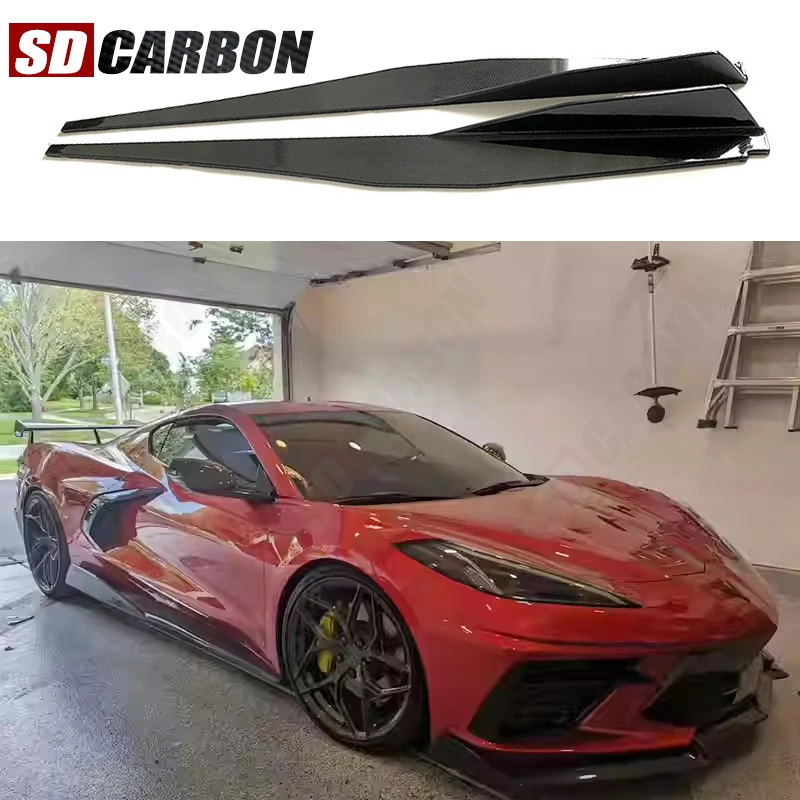 For Chevy corvette C8 Z06 2020+ Carbon Fiber Side Skirt Splitters Cupwings Winglets Canards Apron Bumper Side Skirts Car Accesso
For Chevy corvette C8 Z06 2020+ Carbon Fiber Side Skirt Splitters Cupwings Winglets Canards Apron Bumper Side Skirts Car Accesso