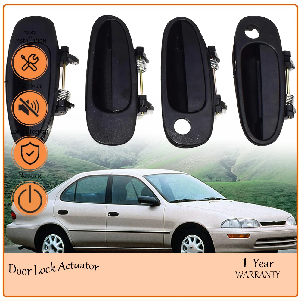 Black 4Pcs Exterior Outside Door Handle Front Rear Left Right for 1993-1997 Toyota Corolla Geo Prizm oem 69220-12170 69240-12140
Black 4Pcs Exterior Outside Door Handle Front Rear Left Right for 1993-1997 Toyota Corolla Geo Prizm oem 69220-12170 69240-12140