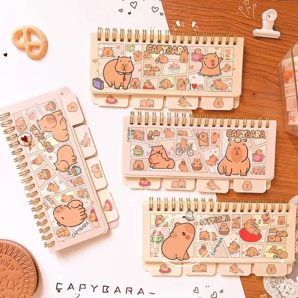 Канцелярские принадлежности Kawaii Capybara, портативный блокнот с цветной страницей, небольшой блокнот, дневник, милый мини-блокнот для письма, подарок
Канцелярские принадлежности Kawaii Capybara, портативный блокнот с цветной страницей, небольшой блокнот, дневник, милый мини-блокнот для письма, подарок