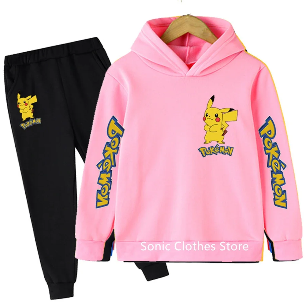 Kids Spring Autumn Cartoon Pikachus Hoodie Set 3-14Y Boys Clothes Girls Outfit
Kids Spring Autumn Cartoon Pikachus Hoodie Set 3-14Y Boys Clothes Girls Outfit