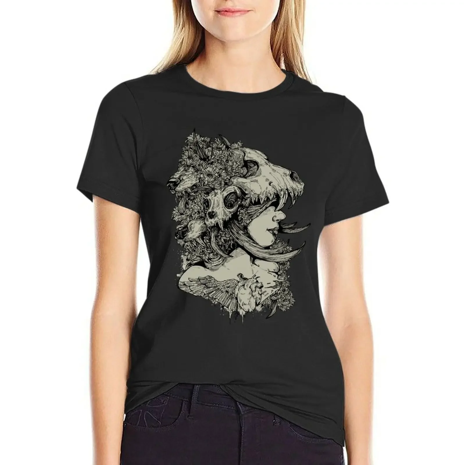 Gia Girl Black T-Shirt customs summer top cute tops customizeds cat shirts for Women
Gia Girl Black T-Shirt customs summer top cute tops customizeds cat shirts for Women