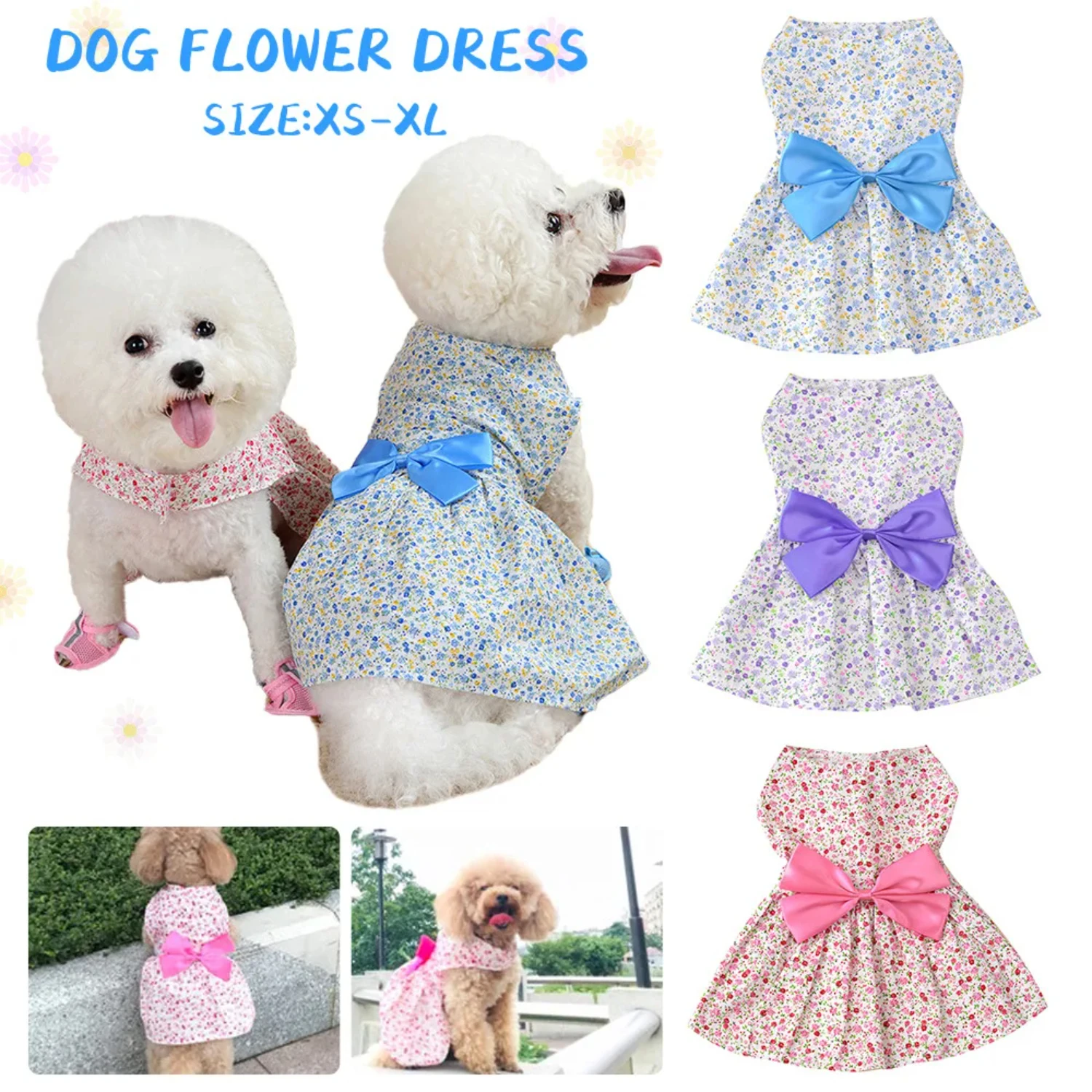 Summer Printed Pet Dog Cotton Dress Cute Princess Skirts Pet Dress Small Medium Dogs Skirt Dog Wedding Dresses York Clothes
Summer Printed Pet Dog Cotton Dress Cute Princess Skirts Pet Dress Small Medium Dogs Skirt Dog Wedding Dresses York Clothes