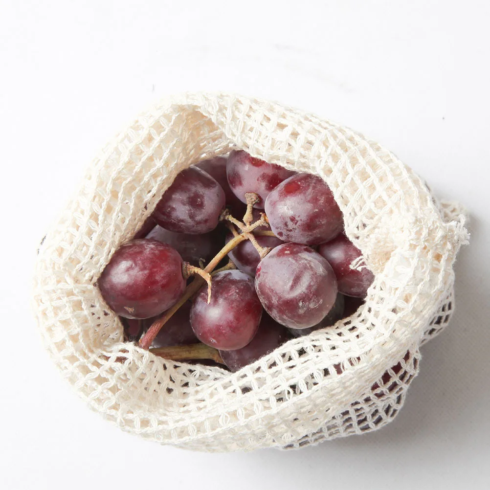 3Pcs Cotton Mesh Drawstring Storage Bag Fruit Vegetable Pouch Portable Reusable Kitchen Shopping Bag Shopping Pouch
3Pcs Cotton Mesh Drawstring Storage Bag Fruit Vegetable Pouch Portable Reusable Kitchen Shopping Bag Shopping Pouch