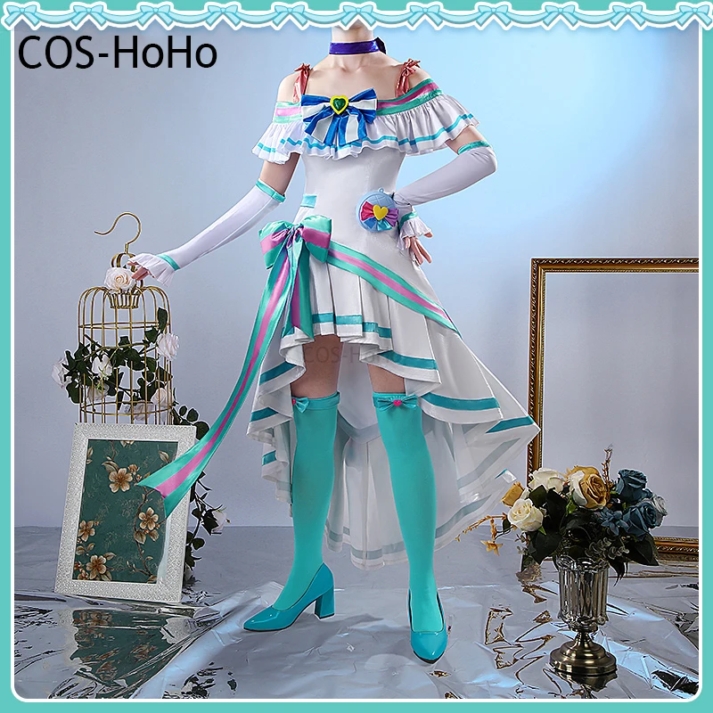 COS-HoHo Аниме Wonderful Precure! Элегантное платье Cure Lillian, милая униформа, карнавальный костюм, наряд для ролевых игр на Хэллоуин
COS-HoHo Аниме Wonderful Precure! Элегантное платье Cure Lillian, милая униформа, карнавальный костюм, наряд для ролевых игр на Хэллоуин