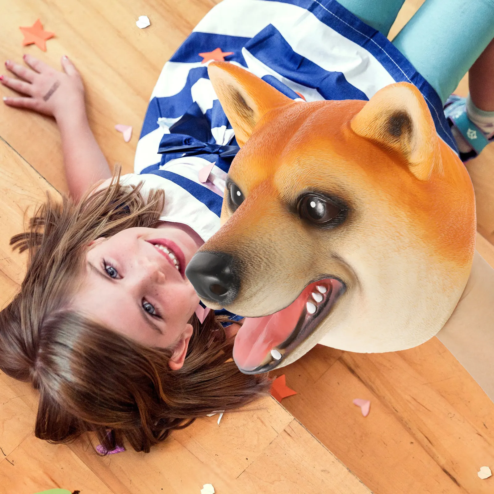 Funny Dog Design Hand Puppet Ultra Soft Premium Material Comfortable Wearable Kids Hand Glove Puppet for Storytelling Indoor
Funny Dog Design Hand Puppet Ultra Soft Premium Material Comfortable Wearable Kids Hand Glove Puppet for Storytelling Indoor