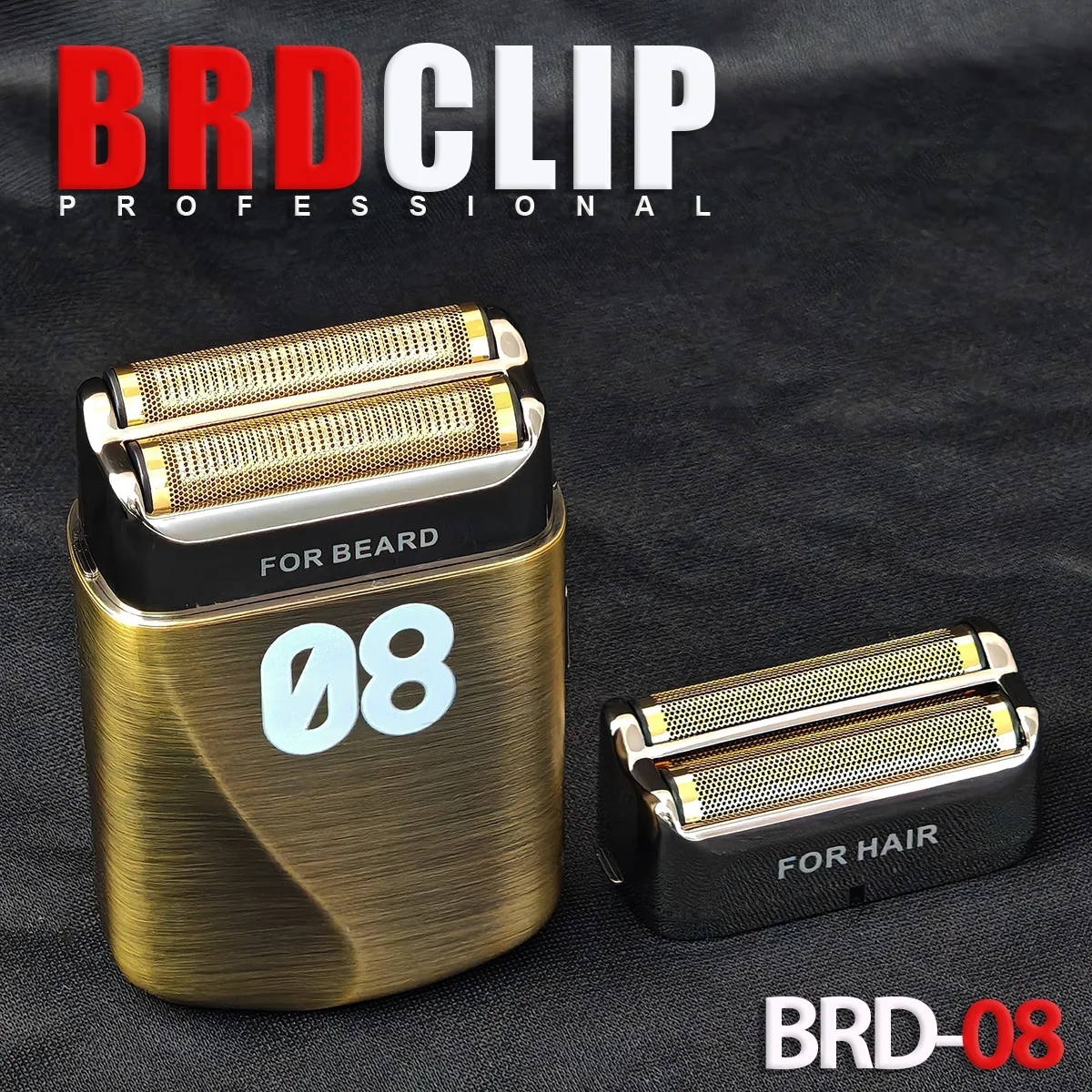 Профессиональная машинка для стрижки волос BRDCLIP BRD08 с двумя крышками
Профессиональная машинка для стрижки волос BRDCLIP BRD08 с двумя крышками