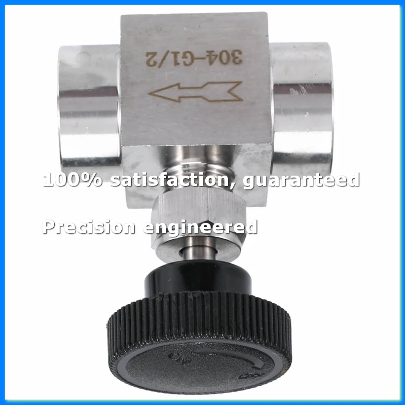 1/2 Inch Equal Female Thread 304 Stainless Steel Flow Control Shut Off Needle Valve-A69M
1/2 Inch Equal Female Thread 304 Stainless Steel Flow Control Shut Off Needle Valve-A69M