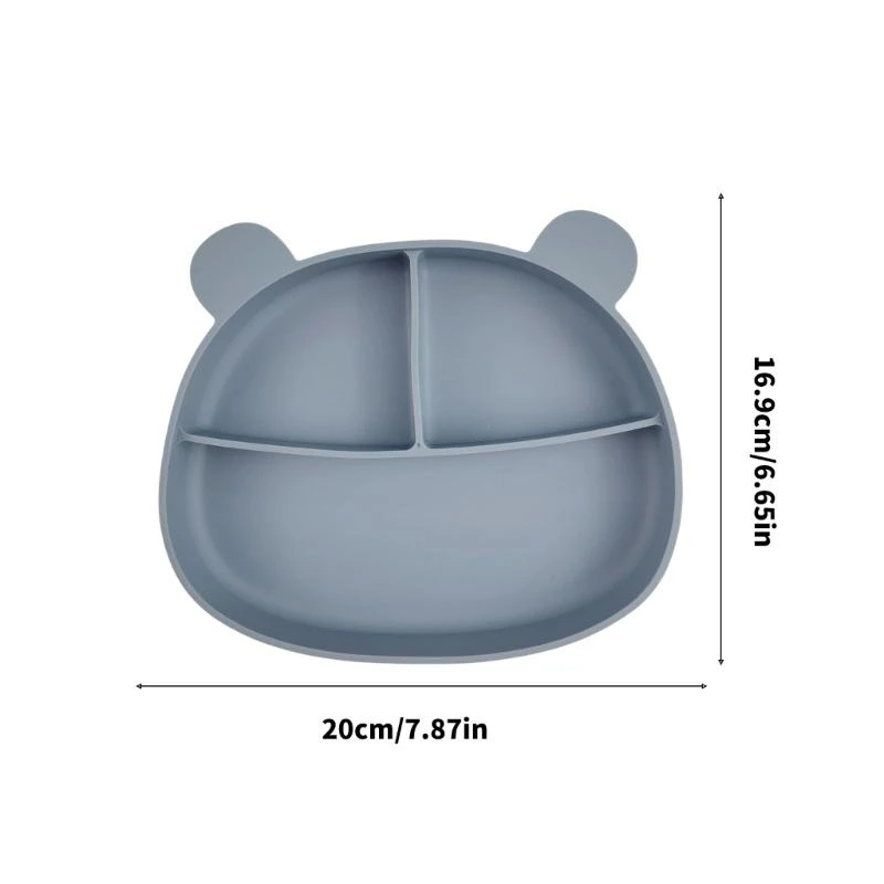652F Cartoon Baby Feeding Plate Silicone Toddler Meal Tray with Suction Base Prevents Spills for Home Daily and Travel Use
652F Cartoon Baby Feeding Plate Silicone Toddler Meal Tray with Suction Base Prevents Spills for Home Daily and Travel Use