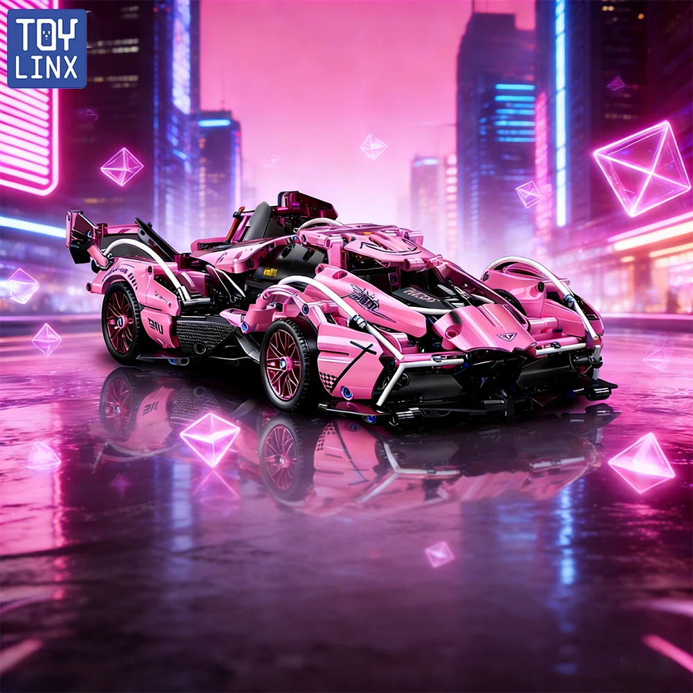 Набор для сборки спортивного автомобиля DIY, 981 деталь, розовый, конструктор, гоночная модель, игрушка для детей, коллекционный декор, подарки на день рождения
Набор для сборки спортивного автомобиля DIY, 981 деталь, розовый, конструктор, гоночная модель, игрушка для детей, коллекционный декор, подарки на день рождения