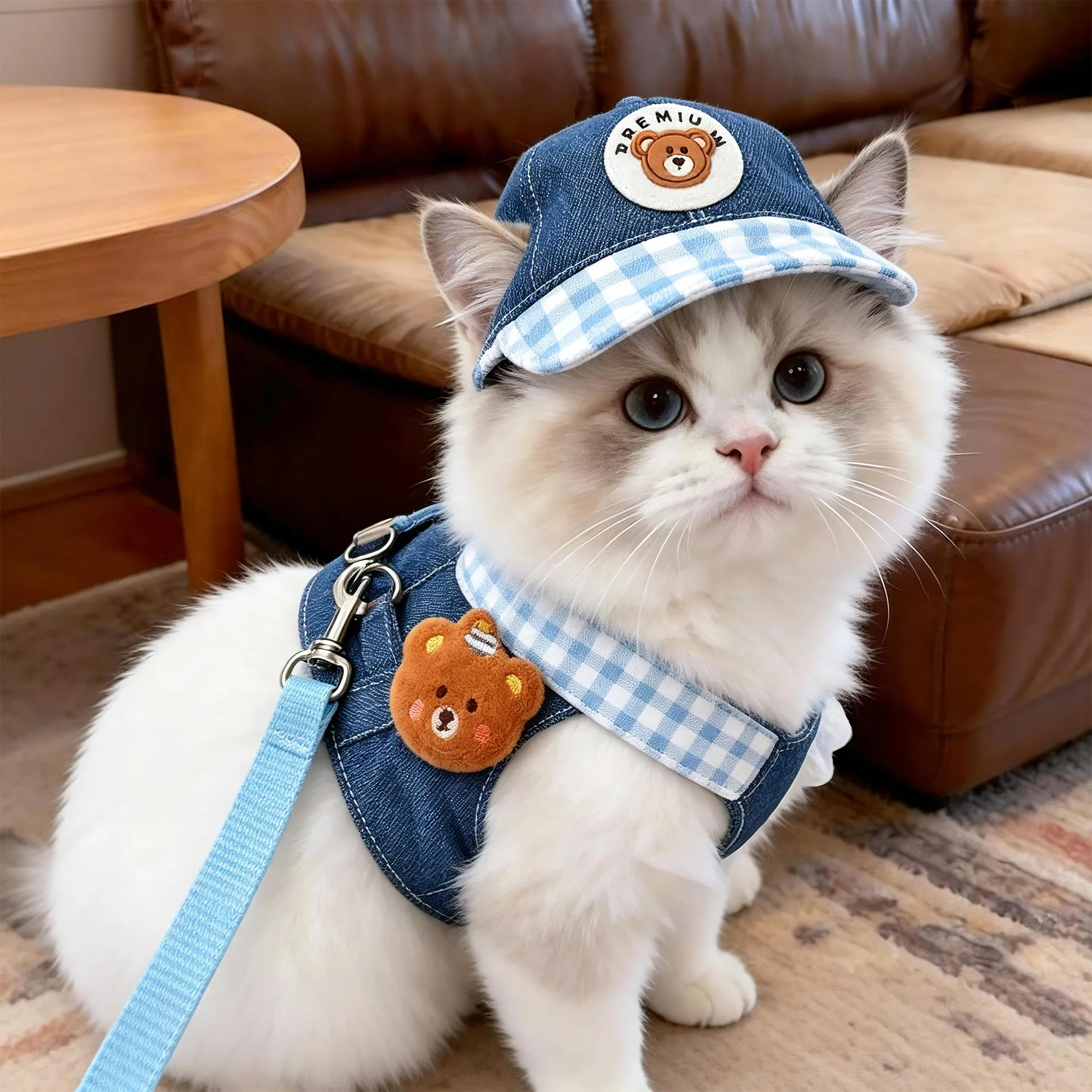 Cute Pet Collars Dog Cat Hat Spring/Summer Outing Sunshade Hat Cute Chest Strap Vest Dog Harness and Leash Set Puppy Accessories
Cute Pet Collars Dog Cat Hat Spring/Summer Outing Sunshade Hat Cute Chest Strap Vest Dog Harness and Leash Set Puppy Accessories