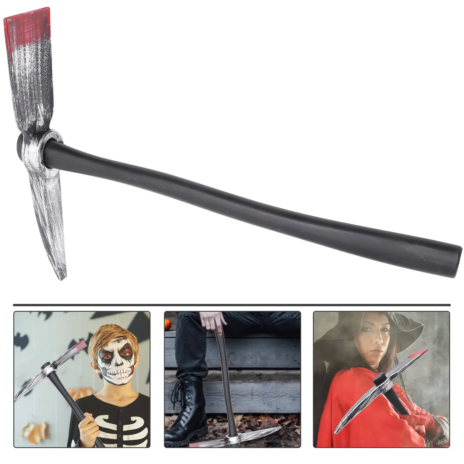 Halloween Pickaxe Prop Realistic Plastic Halloween Cosplay Costume Accessory Party Supply Stage Performance Decor
Halloween Pickaxe Prop Realistic Plastic Halloween Cosplay Costume Accessory Party Supply Stage Performance Decor