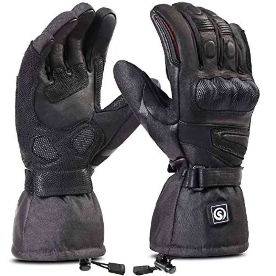Heated Motorcycle Gloves for Winter Skiing, Snowboarding, Snowmobile Motorcycling: Waterproof Windproof Electric Gloves with 7.
Heated Motorcycle Gloves for Winter Skiing, Snowboarding, Snowmobile Motorcycling: Waterproof Windproof Electric Gloves with 7.
