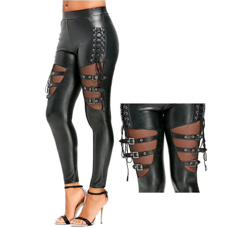 Black Fetish Latex PVC Leggings PU Pantent Leather Pant Punk Rock Women Slim High Waist Sexy Bodycon Trouser Capris Custom
Black Fetish Latex PVC Leggings PU Pantent Leather Pant Punk Rock Women Slim High Waist Sexy Bodycon Trouser Capris Custom