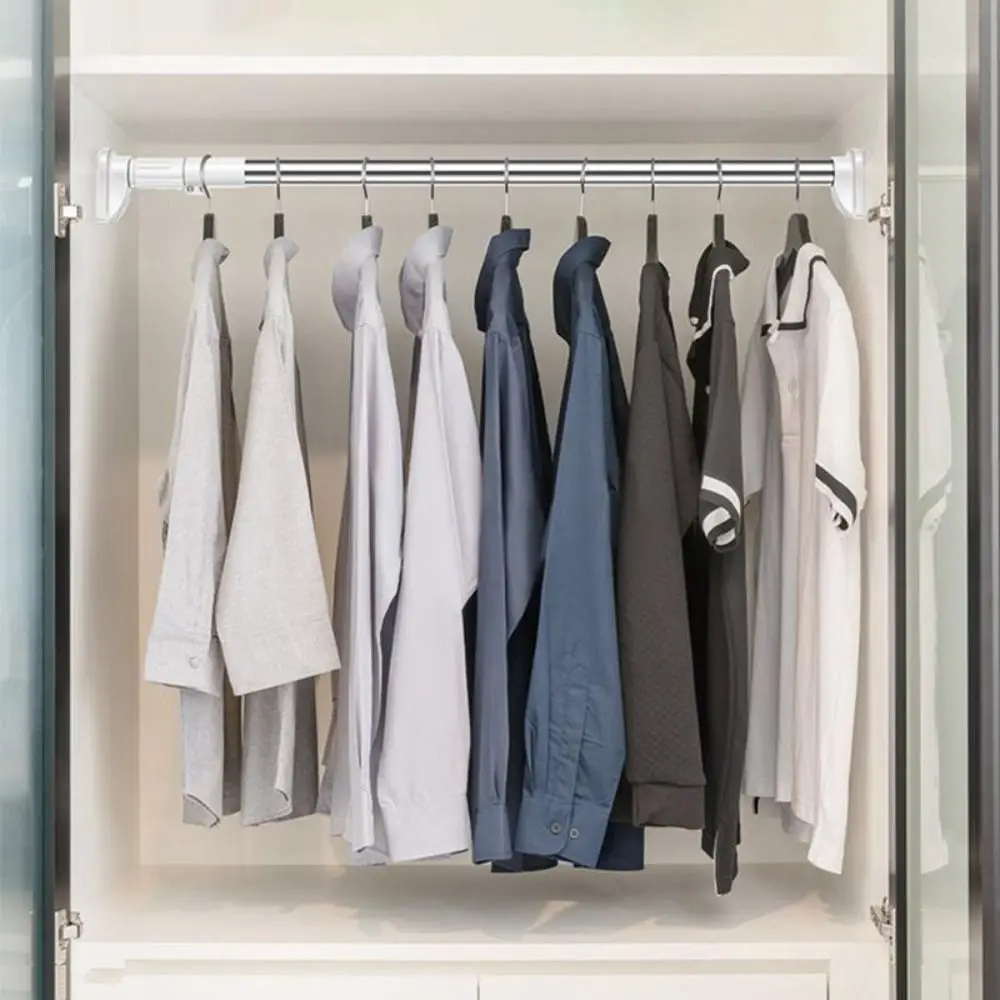 Drill Hanging Strong Bearing Wardrobe Organizer Rack Multi Purpose Clothes Drying Hanger Curtain Rail Pole Clothing Rod Bracket
Drill Hanging Strong Bearing Wardrobe Organizer Rack Multi Purpose Clothes Drying Hanger Curtain Rail Pole Clothing Rod Bracket