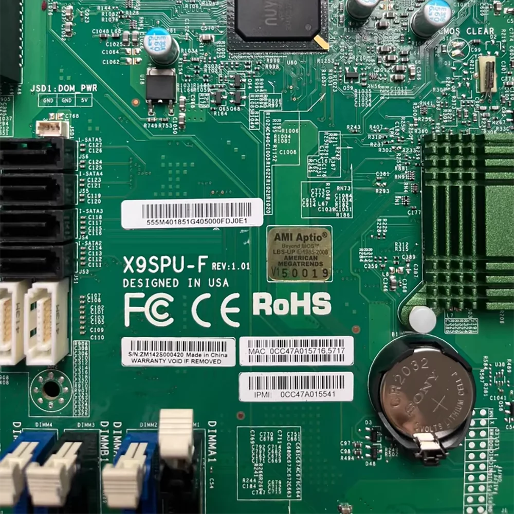 X9SPU-F REV 1.01 Industrial Control Server Motherboard 100% Tested Fast Ship Perfect Work
X9SPU-F REV 1.01 Industrial Control Server Motherboard 100% Tested Fast Ship Perfect Work