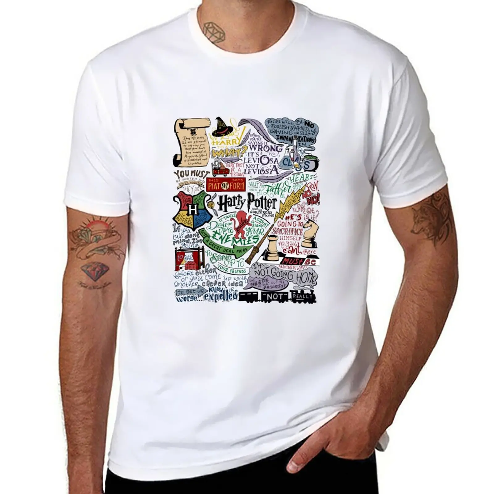 New Sorcerer's Stone Quotes (Colorized) T-Shirt Tee shirt Aesthetic clothing mens workout shirts
New Sorcerer's Stone Quotes (Colorized) T-Shirt Tee shirt Aesthetic clothing mens workout shirts