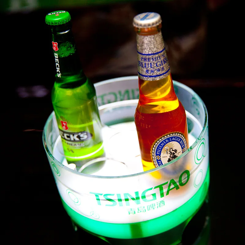 Круглое акриловое светодиодное светящееся ведро для льда для пива, креативный реквизит для коктейльного бара из шести упаковок, светящийся дисплей
Круглое акриловое светодиодное светящееся ведро для льда для пива, креативный реквизит для коктейльного бара из шести упаковок, светящийся дисплей