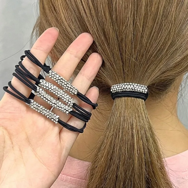 1/20pcs Sparkly Ponytail Hair Ties Rhinestone Elastic Scrunchie Hair Rope for Women Girls Party Daily Fashion Accessory Headwear
1/20pcs Sparkly Ponytail Hair Ties Rhinestone Elastic Scrunchie Hair Rope for Women Girls Party Daily Fashion Accessory Headwear