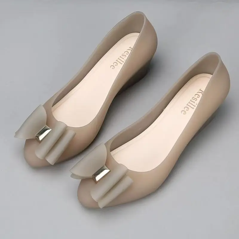 Women Waterproof Wedges Bowknot Jelly shoes Spring Summer New Soft sole Shallow Slip On Outdoor Beach Shoes Modern Sandals
Women Waterproof Wedges Bowknot Jelly shoes Spring Summer New Soft sole Shallow Slip On Outdoor Beach Shoes Modern Sandals