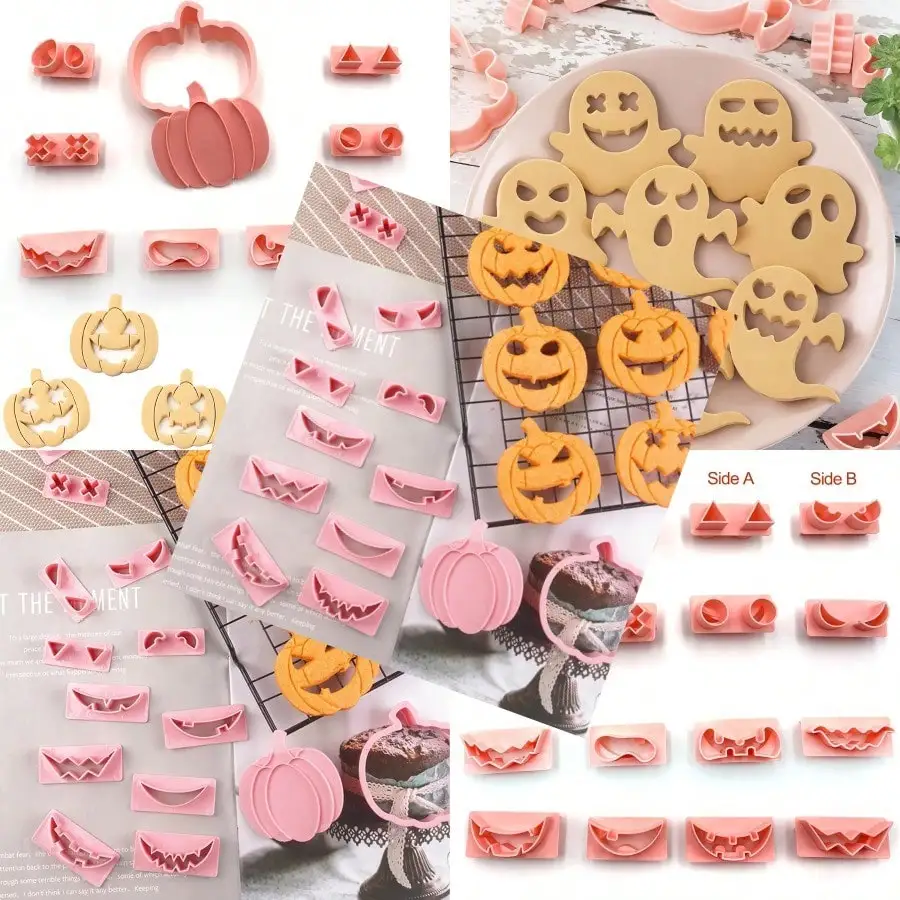 Halloween Cookie CuttersMini Cookie Cutters Cookie Stamp Cookie Cutter Set Suitable For Frosting Decoration Mini Gingerbread Pie Molds Day Of The Dead Decorations Pumpkin
Halloween Cookie CuttersMini Cookie Cutters Cookie Stamp Cookie Cutter Set Suitable For Frosting Decoration Mini Gingerbread Pie Molds Day Of The Dead Decorations Pumpkin
