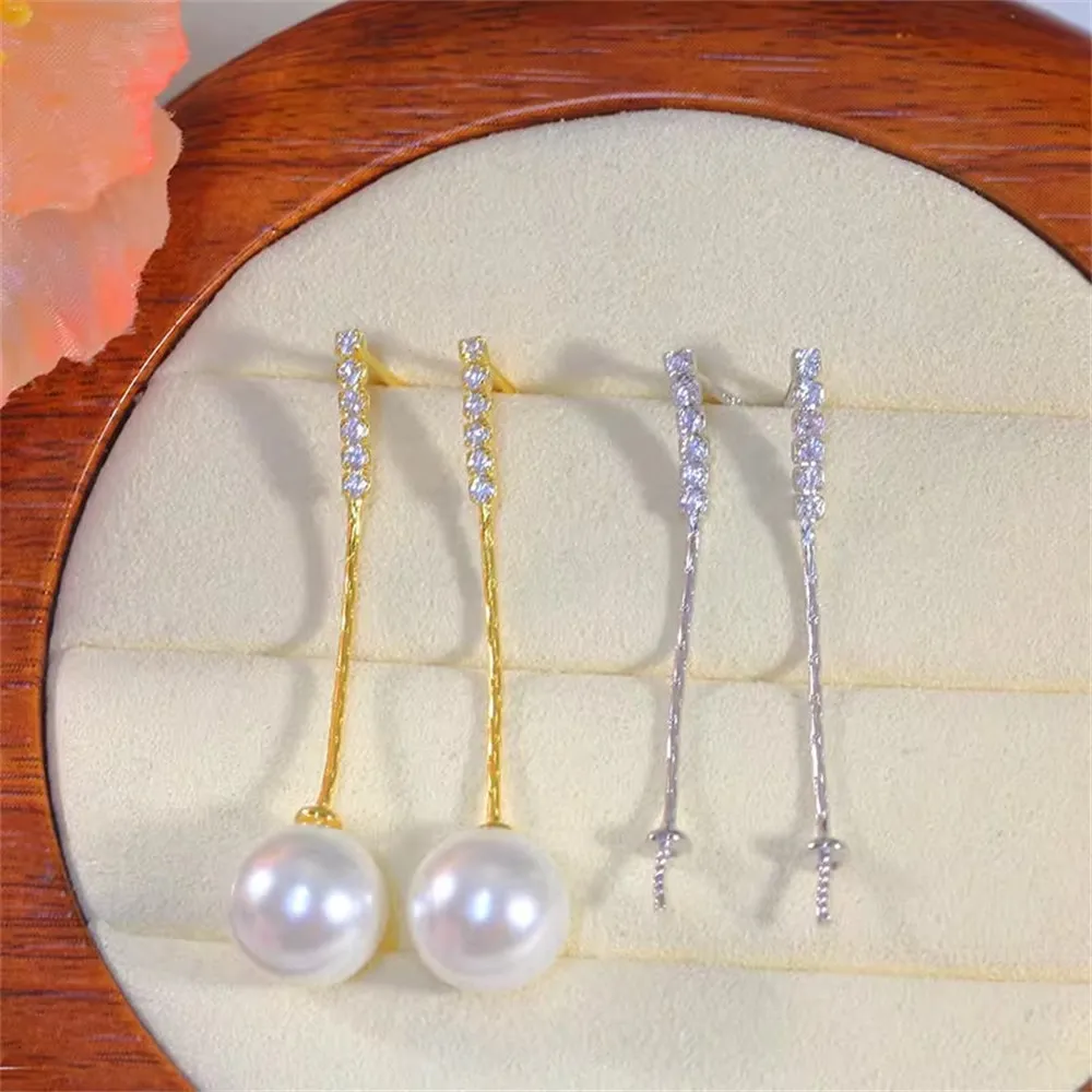 S925 Sterling Silver Pearl Earring Settings DIY Jewelry Making Supplies Blank Earring Posts for Handcrafted Accessories No Pearl
S925 Sterling Silver Pearl Earring Settings DIY Jewelry Making Supplies Blank Earring Posts for Handcrafted Accessories No Pearl