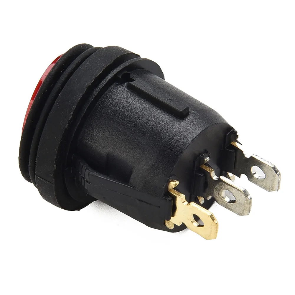 12V 24V 20A Three Pin Round Rocker Switch with Red LED Illumination for On Off Function in Vehicles and Watercraft
12V 24V 20A Three Pin Round Rocker Switch with Red LED Illumination for On Off Function in Vehicles and Watercraft