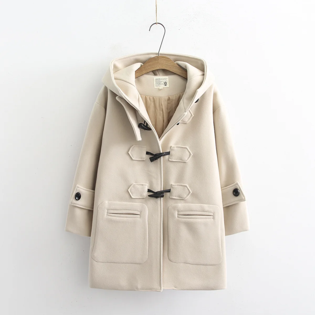 2024 autumn and winter medium and long woolen coat hooded student woolen coat female 42606
2024 autumn and winter medium and long woolen coat hooded student woolen coat female 42606