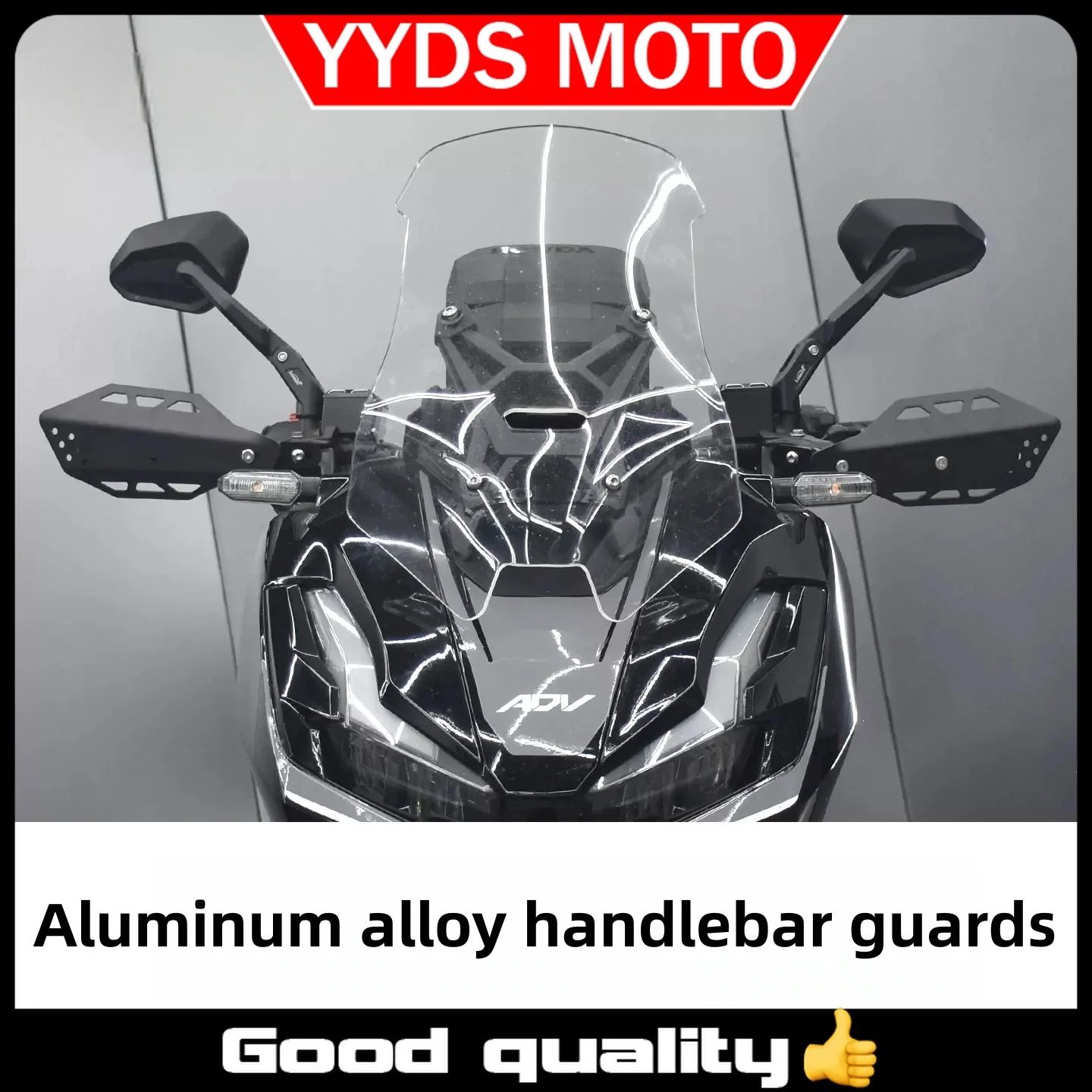 【Good quality】For Honda ADV350, handlebar guards, handlebar cover, decorative cover accessories.
【Good quality】For Honda ADV350, handlebar guards, handlebar cover, decorative cover accessories.