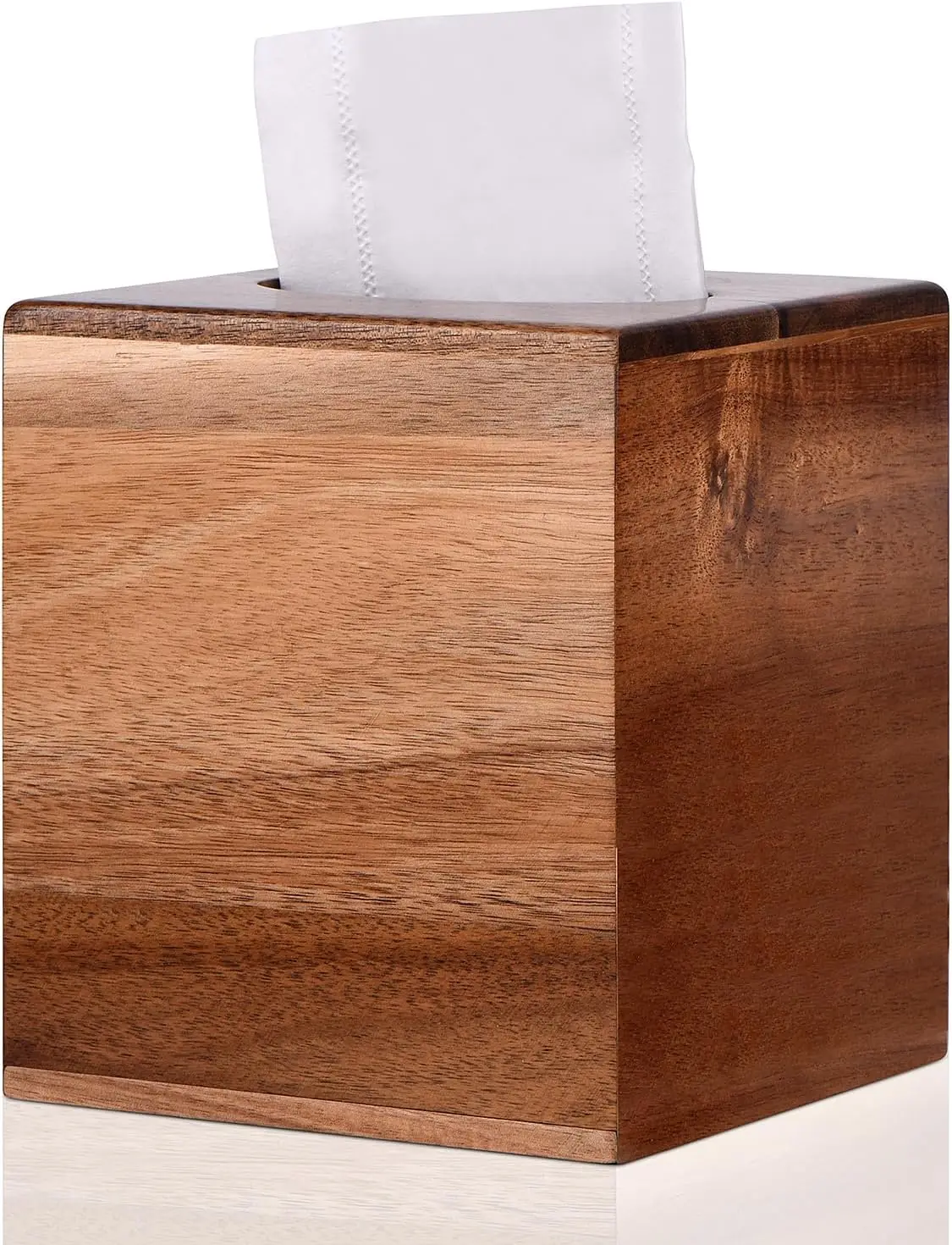 Tissue Box Cover Square, Acacia Wood Tissue Box Holder with Slide-Out Bottom, Wooden Tissue Box Cover Cube for Bathroom, Bedroom, Dinner Table, Office,Kitchen
Tissue Box Cover Square, Acacia Wood Tissue Box Holder with Slide-Out Bottom, Wooden Tissue Box Cover Cube for Bathroom, Bedroom, Dinner Table, Office,Kitchen