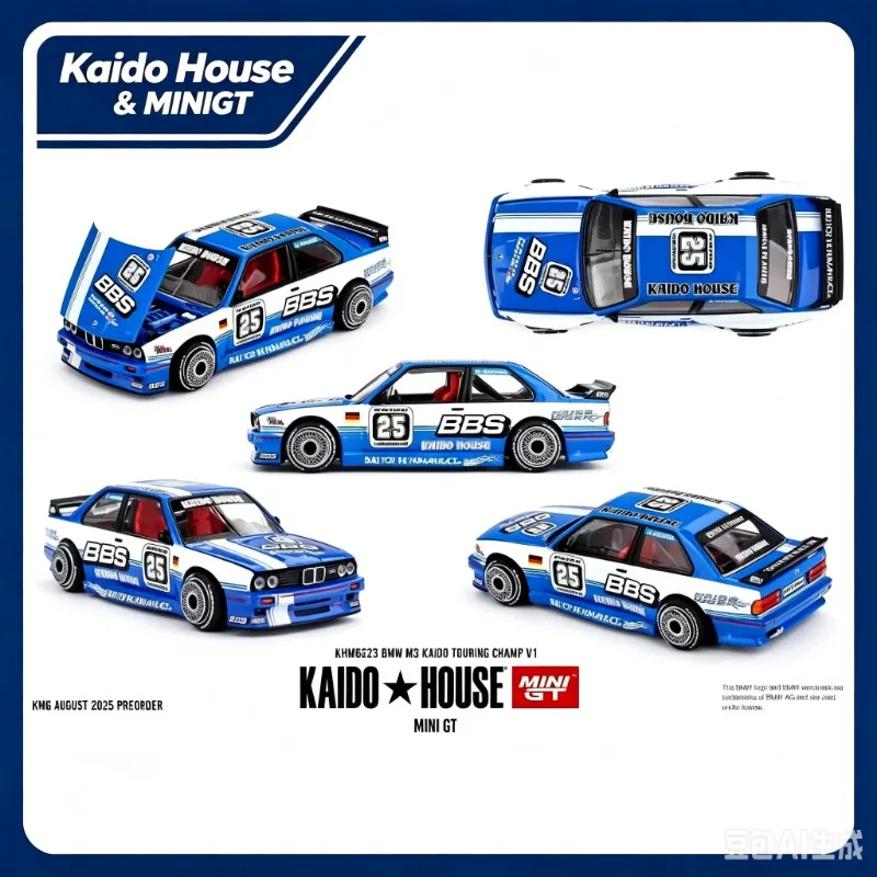 Kaido House x Minigt 1:64 BMW M3 E30 25 alloy car model 223 alloy car model adult collectibles, simulation static ornaments.
Kaido House x Minigt 1:64 BMW M3 E30 25 alloy car model 223 alloy car model adult collectibles, simulation static ornaments.