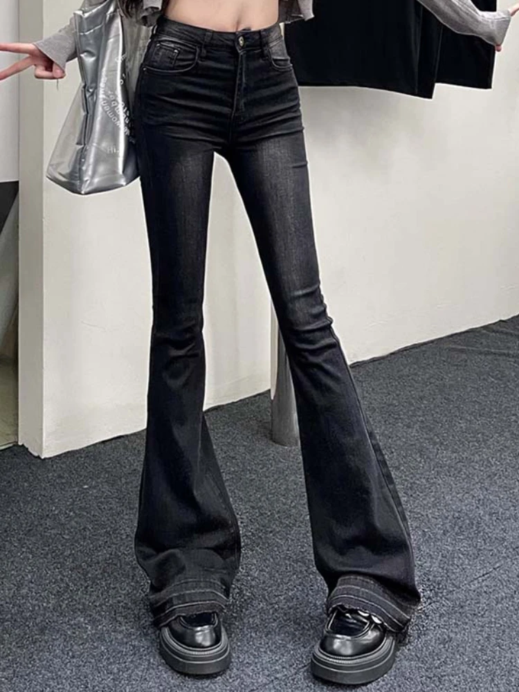 Black French Vintage Flare Pants Women Korean Fashion Denim Skinny Casual Jeans Female Autumn American Style Solid Elegant Jeans
Black French Vintage Flare Pants Women Korean Fashion Denim Skinny Casual Jeans Female Autumn American Style Solid Elegant Jeans