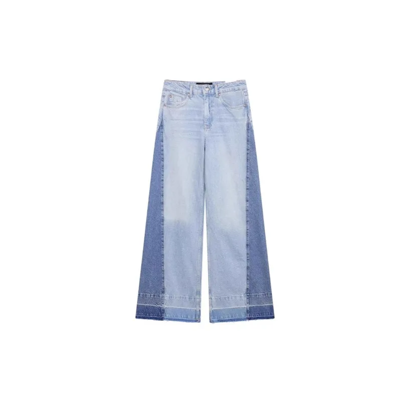 Осенняя новая женская одежда в европейском и американском стиле, модные хлопковые джинсы с высокой талией и широкими штанинами, персонализированные брюки
Осенняя новая женская одежда в европейском и американском стиле, модные хлопковые джинсы с высокой талией и широкими штанинами, персонализированные брюки