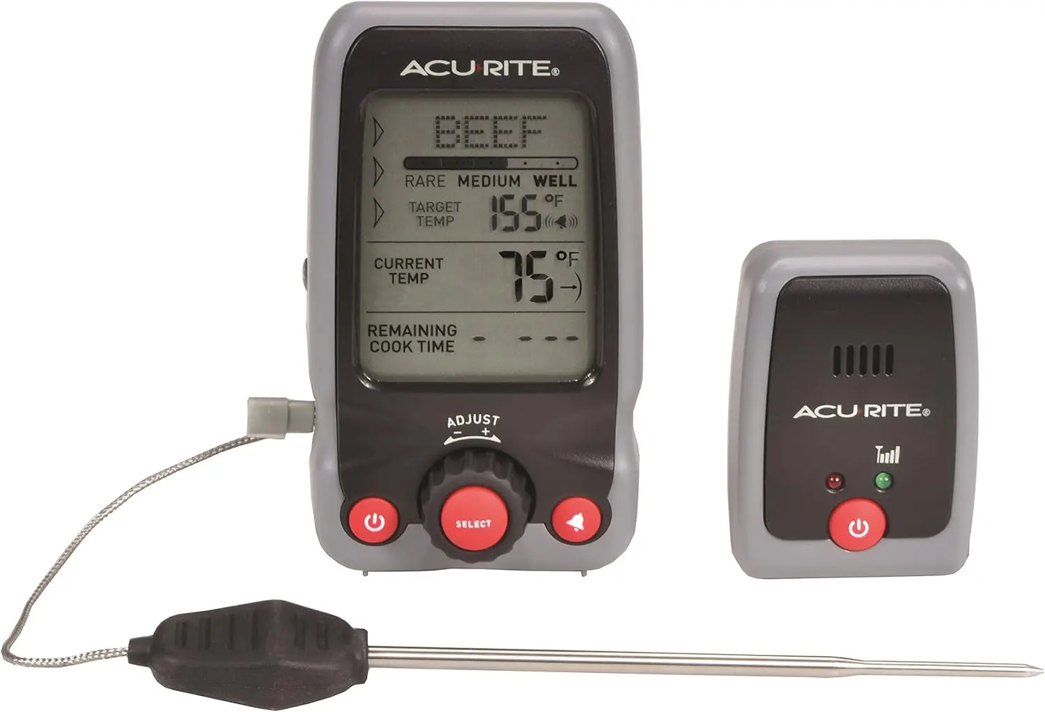 Digital Meat Thermometer with Timer and Pager
Digital Meat Thermometer with Timer and Pager