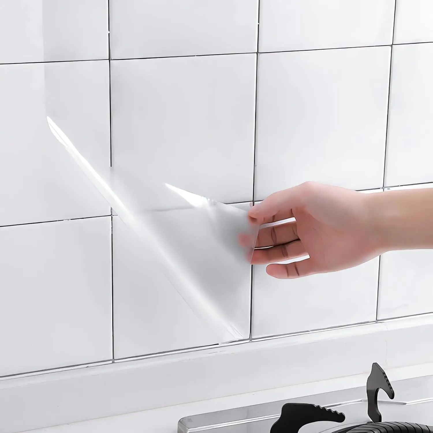 Clear Self-Adhesive Film Roll 17.7"x118" Glossy Removable Protective Cover for Shelves, Drawers, Kitchen Cabinets, Desks, Fridge
Clear Self-Adhesive Film Roll 17.7"x118" Glossy Removable Protective Cover for Shelves, Drawers, Kitchen Cabinets, Desks, Fridge