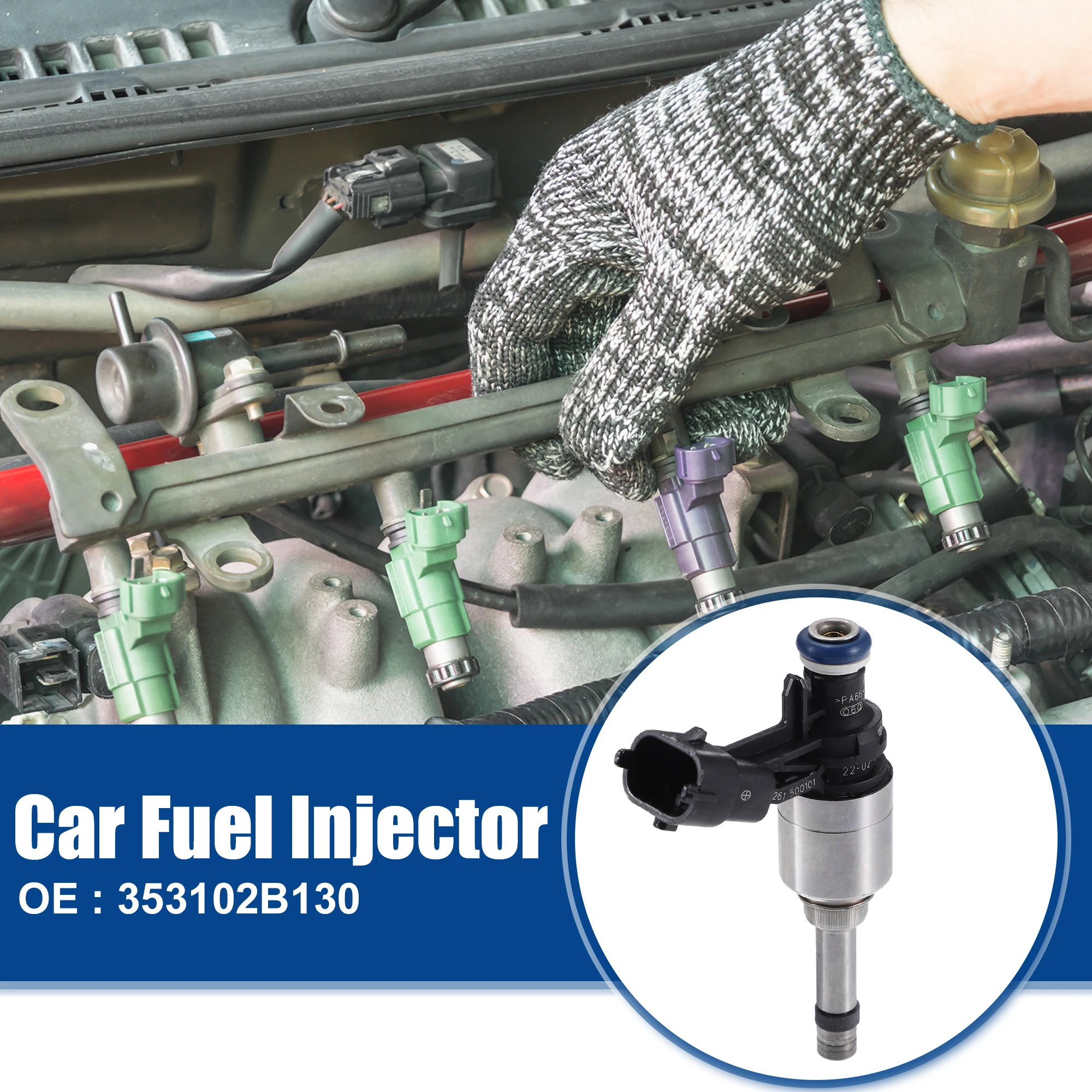 UXCELL 4 шт. автомобильная топливная форсунка для Hyundai Accent 1.6L 2012-2017 No 353102B130
UXCELL 4 шт. автомобильная топливная форсунка для Hyundai Accent 1.6L 2012-2017 No 353102B130