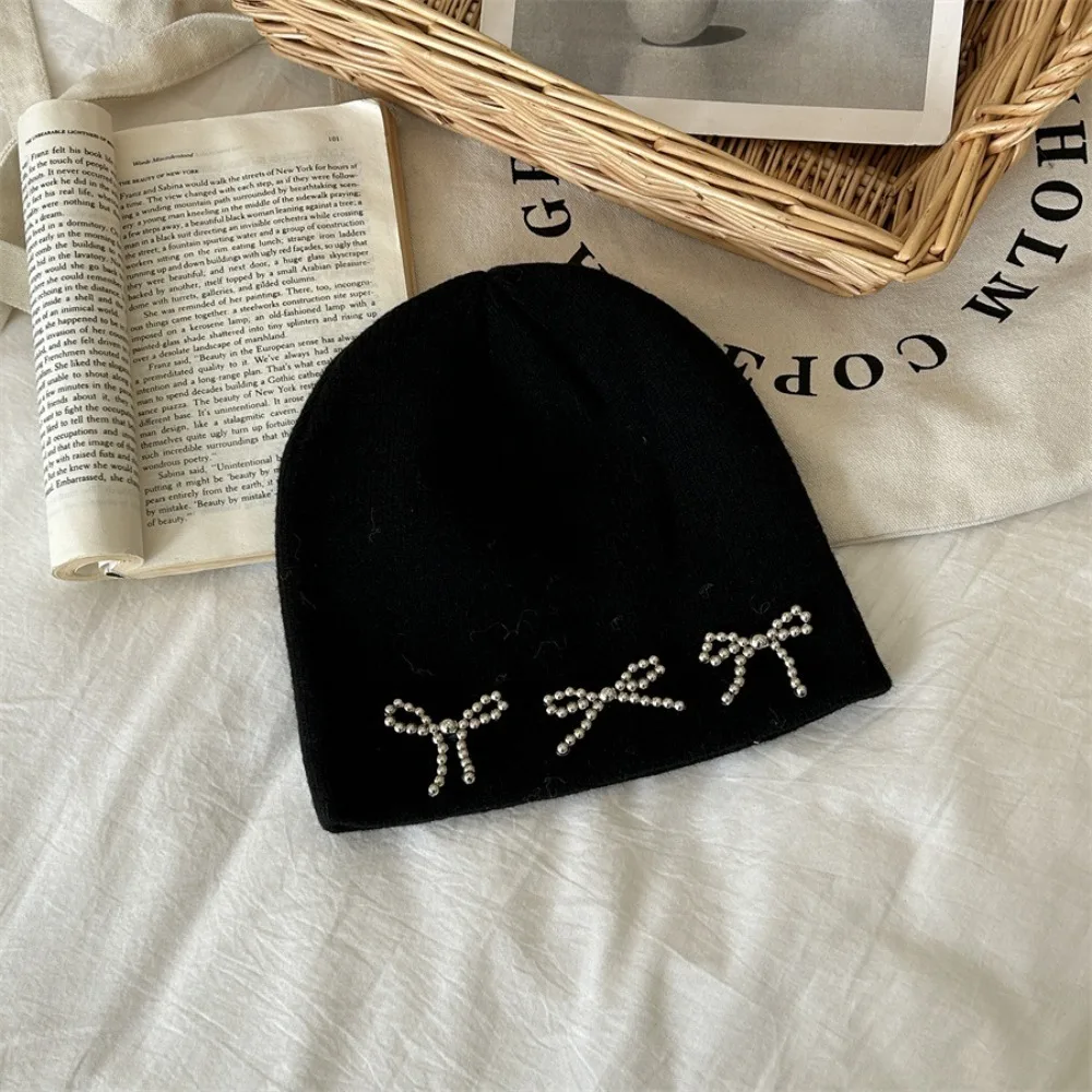 Personalized Metal Bow Knitted Hat Ins Style Cute Beanies Hat Hip Hop Y2K Winter Cap Autumn
Personalized Metal Bow Knitted Hat Ins Style Cute Beanies Hat Hip Hop Y2K Winter Cap Autumn