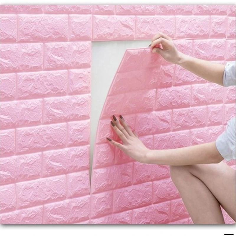 3D Soft DIY Wallpaper Wall Sticker Foam Brick Self Adhesive Pink Child Kids Protect Cartoon Cute Living Bedroom Decor stickers
3D Soft DIY Wallpaper Wall Sticker Foam Brick Self Adhesive Pink Child Kids Protect Cartoon Cute Living Bedroom Decor stickers