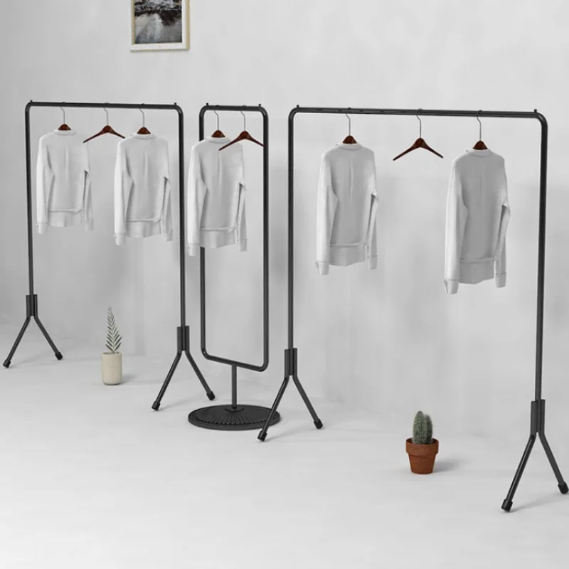 Custom, Retail Garment Shop Fitting Black Metal Clothing Display Stand Hanging Rack Showroom Decoration Furniture
Custom, Retail Garment Shop Fitting Black Metal Clothing Display Stand Hanging Rack Showroom Decoration Furniture